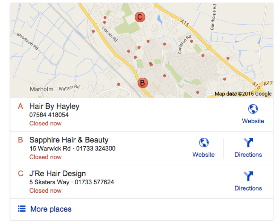 4.Google Local Example