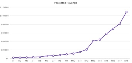 projected revenue screenshot image