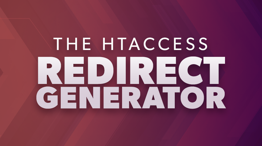 The-HTACCESS-Redirect-Generator image