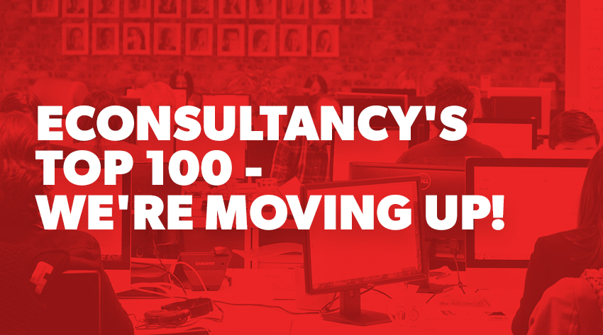 we're a the top 100 content marketing agency