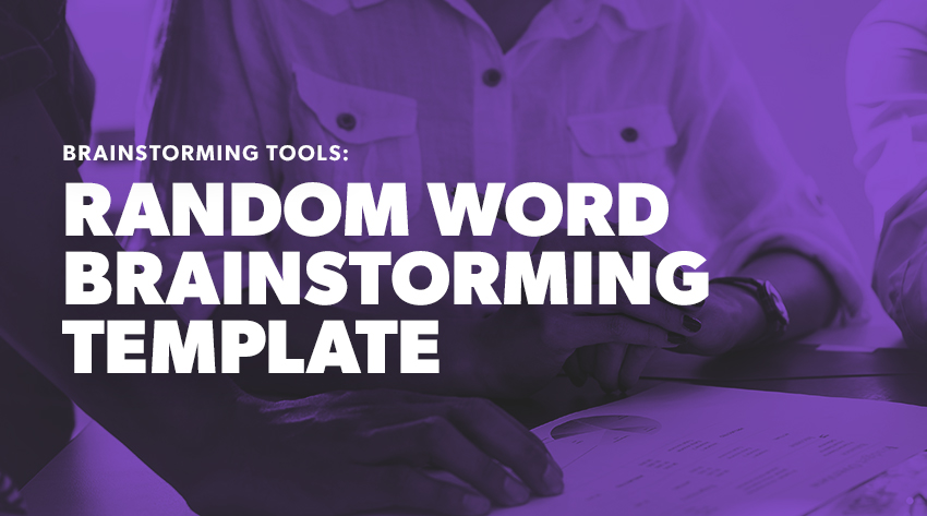 word association template brainstorm