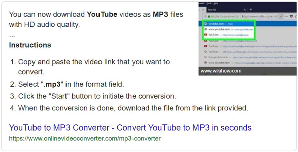 youtube to mp3 snippet